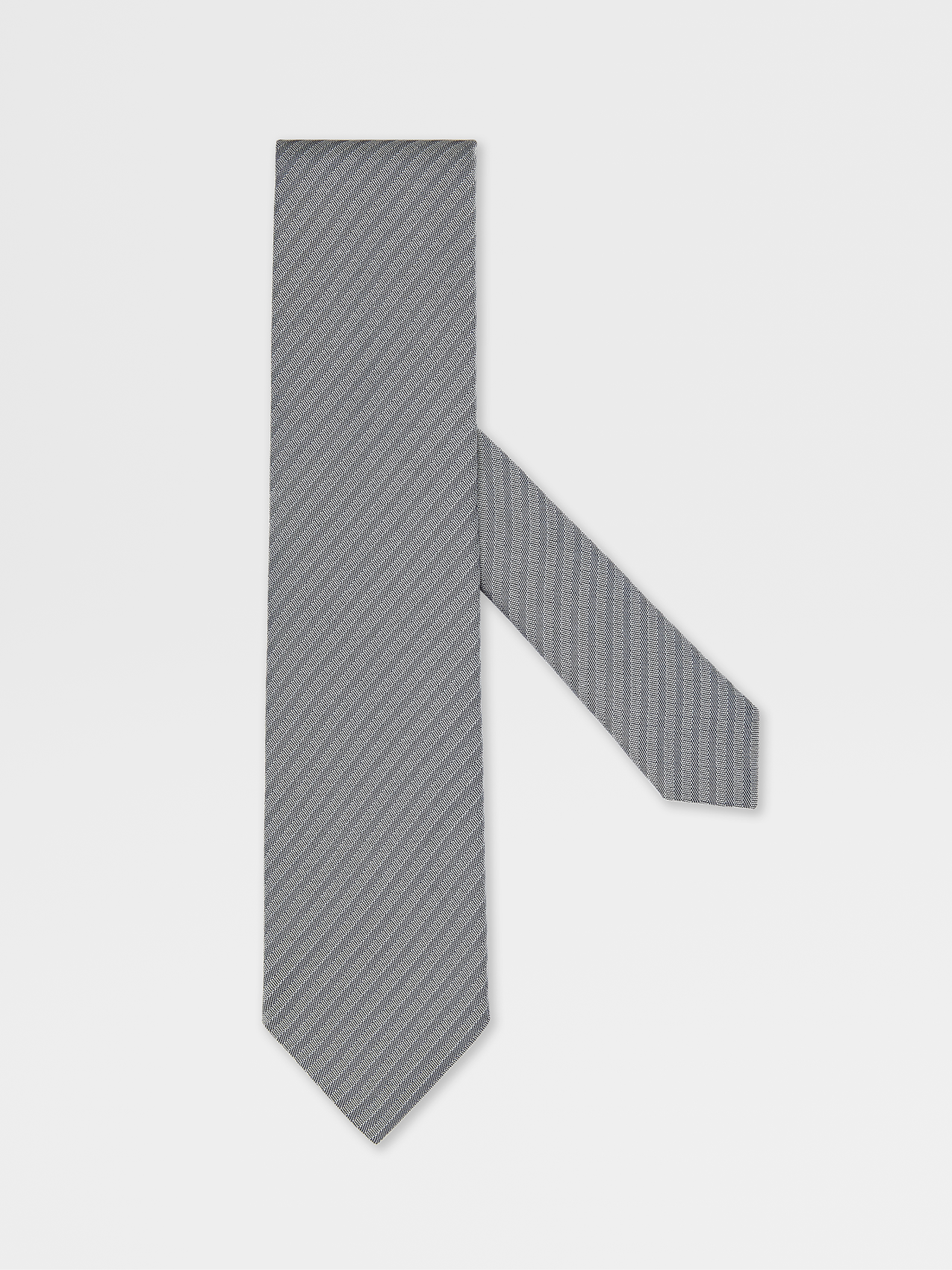 Dark Blue Jacquard Silk Tie